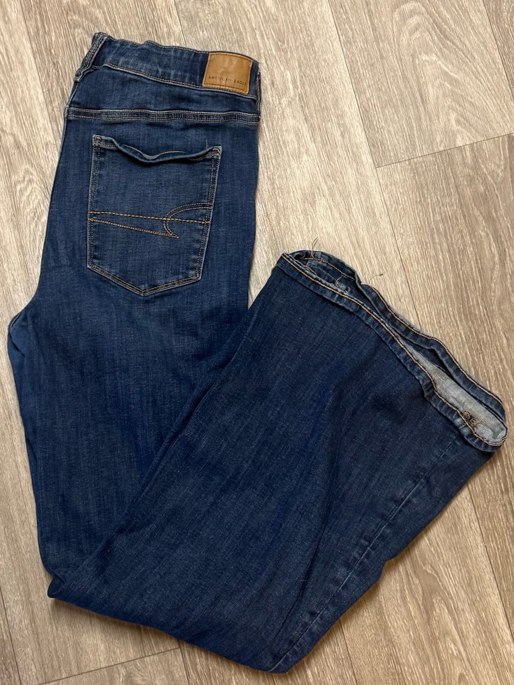 American Eagle High Rise Festival Flare Jeans